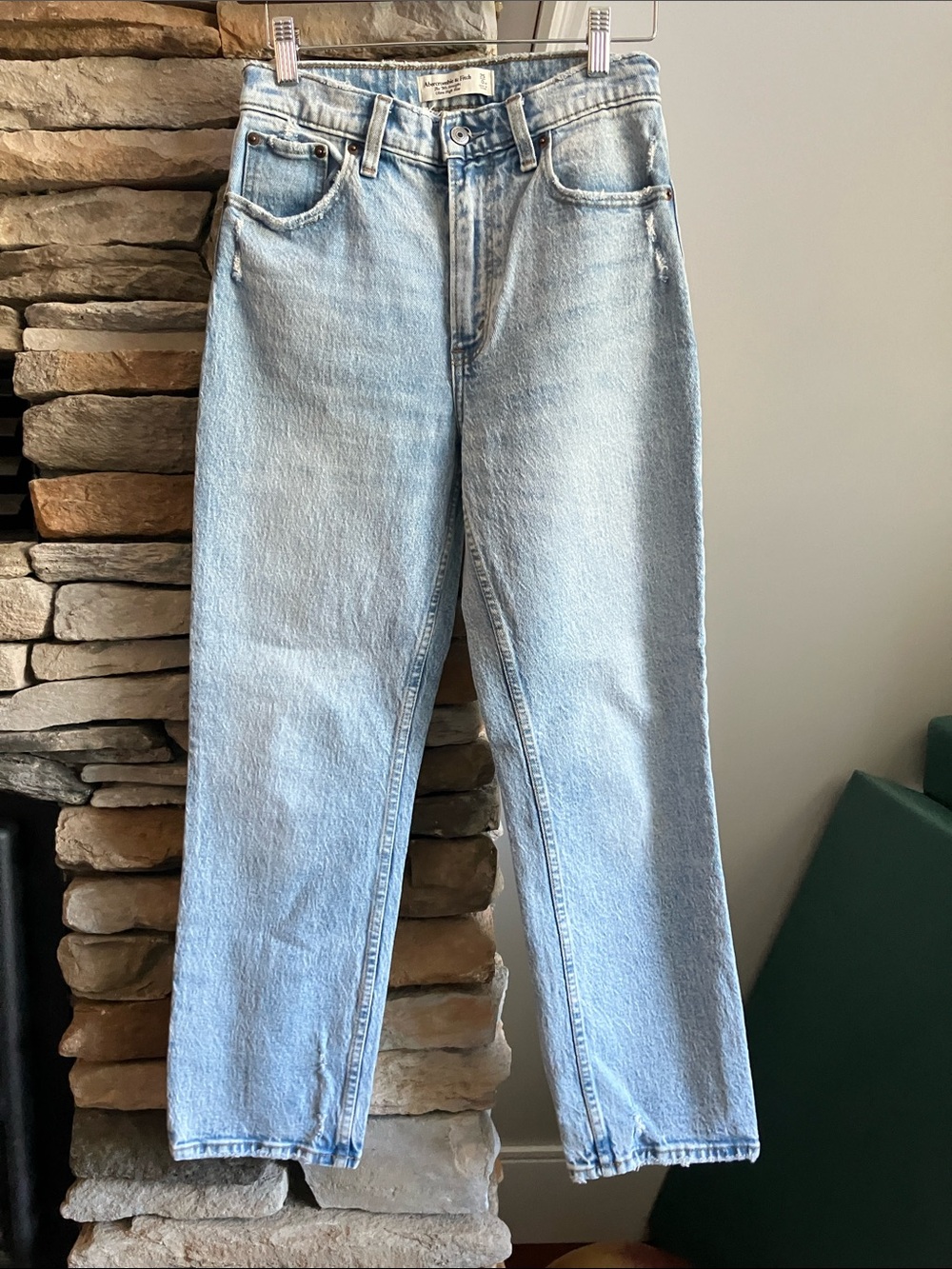 Abercrombie & Fitch Light Blue Straight Leg Women’s Jeans